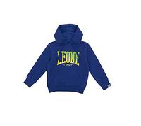 LEONE - Sudadera para niño con capucha y logotipo básico, Surf The Web (140), Large