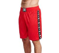 LEONE1947 Pantalón Corto Boxeo Ambassador, Rojo, X-Large Unisex Adulto