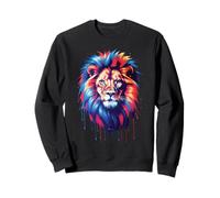 Leones Animal Salvaje Amantes De Los Animales León Obra De Sudadera