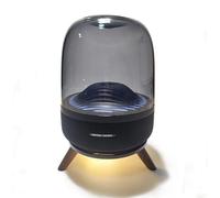 LeongLzt Soporte de altavoz premium para Harman Kardon Aura Studio 2, 3, 4 y SoundSticks 4, acrílico y madera, blanco, ajuste universal, HK-Aura-Studio-234-SoundSticks4