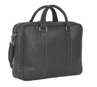 LEONHARD HEYDEN Bergamo RV-Aktenmappe 2 Fächer 6851 Schwarz