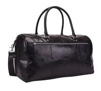 Leonhard Heyden Bolsa de viaje Cambridge de cuero 50 cm negro