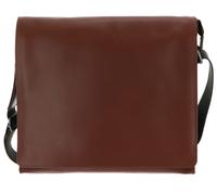 LEONHARD HEYDEN bolsa para cadáveres cruz Dakota Messenger Bag M Chestnut