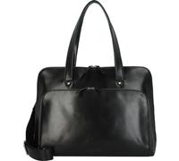 Leonhard Heyden Bolso bandolera Cambridge Piel 41 cm Compartimento para portátil negro