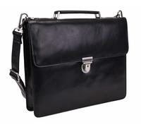 Leonhard Heyden Cambridge Maletín piel 38 cm compartimento portátil schwarz (LHD-905250-8)