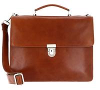 Leonhard Heyden Maletín Cambridge Piel 38 cm Compartimento para portátil marrón