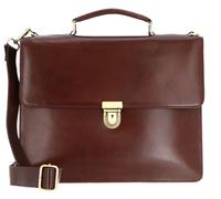 Leonhard Heyden Maletín Cambridge Piel 38 cm Compartimento para portátil marrón
