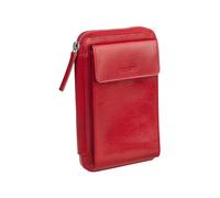 Leonhard Heyden Cambridge Bolso móvil Piel natural 11 cm rojo