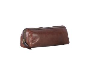 Leonhard Heyden Cambridge Estuche para lápices Piel natural 20.5 cm marrón