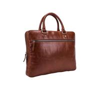 Leonhard Heyden Cambridge Maletín Piel natural 37 cm Compartimento para el portátil marrón