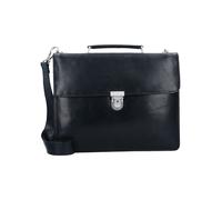 Leonhard Heyden Cambridge Maletín Piel natural 38 cm Compartimento para el portátil negro