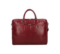 Leonhard Heyden Cambridge Maletín Piel natural 40 cm Compartimento para el portátil rojo
