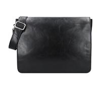 Leonhard Heyden Cambridge Messenger Piel 38 cm Compartimento para portátil negro