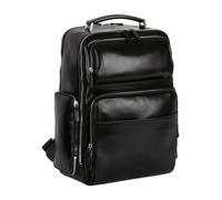 Leonhard Heyden Cambridge Mochila de negocios Piel natural 42 cm Compartimento para el portátil negro