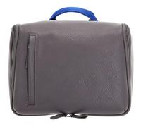 LEONHARD HEYDEN Cuero Bolsa de Maquillaje Tokio Kulturbeutel 8207 Grau Gris