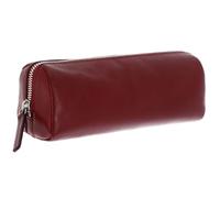 Leonhard Heyden Cuero Estuche para lápices Cambridge Pencil Case Red Rojo Oscuro