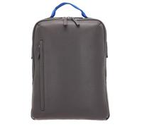 Leonhard Heyden Cuero mochila para el portátil con compartimento para portátil Tokio Rucksack 8202 Grau gris