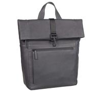 Leonhard Heyden La Haya Mochila Piel 40 cm Compartimento para portátil gris