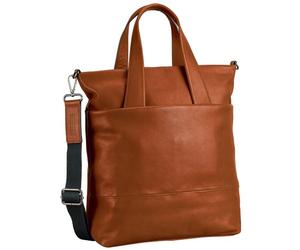 Leonhard Heyden Hamburg Bolso Piel 32 cm marrón