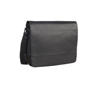 Leonhard Heyden Hamburg Maletín Mensajero Piel natural 38 cm Compartimento para el portátil negro