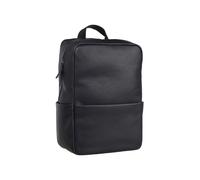 Leonhard Heyden Hamburg Mochila de negocios Piel natural 40 cm Compartimento para el portátil negro