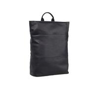 Leonhard Heyden Hamburg Mochila de negocios Piel natural 46 cm Compartimento para el portátil negro