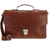 LEONHARD HEYDEN maletín Austin Briefcase 1 Compartment Cognac
