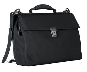 Leonhard Heyden maletín bolso bandolera con compartimento para portátil Soho Briefcase 2 Compartment Black negro