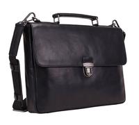 Leonhard Heyden Roma Maletín Piel 37 cm Compartimento para portátil negro