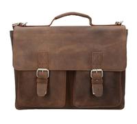 Leonhard Heyden Maletín Salisbury Piel 39 cm Compartimento para portátil marrón