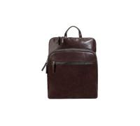 LEONHARD HEYDEN Mochila de cuero Roma marrón