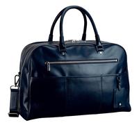 Leonhard Heyden Montreal Bolsa de viaje Weekender Piel natural 52 cm azul