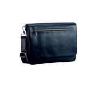 Leonhard Heyden Montreal Mensajero Piel natural 36 cm azul