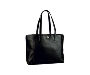 Leonhard Heyden Nizza Bolsa de compras Piel natural 40 cm gris