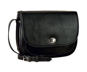 Leonhard Heyden Nizza Bolsa de hombro Piel 29 cm gris