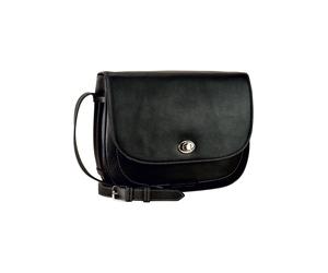 Leonhard Heyden Nizza Bolsa de hombro Piel natural 29 cm gris