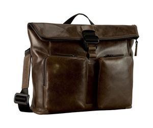 Leonhard Heyden Porto Bolsa de hombro Piel 32 cm marrón