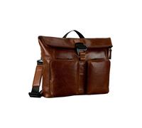 Leonhard Heyden Porto Bolsa de hombro Piel natural 32 cm marrón