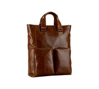Leonhard Heyden Porto Mochila de negocios Piel natural 40 cm marrón