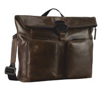 Leonhard Heyden Porto Bolsa de hombro Piel 32 cm graubraun (907813-7)