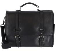 Leonhard Heyden Roma Maletín Piel 39 cm Compartimento para portátil negro