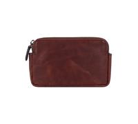 Leonhard Heyden Roma Estuche para llave Piel natural 13 cm rojo