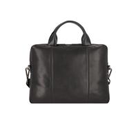 Leonhard Heyden Maletín Roma de piel 38 cm Compartimento para el portátil negro