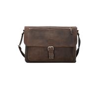 Leonhard Heyden Salisbury Maletín Mensajero Piel natural 40 cm Compartimento para el portátil marrón