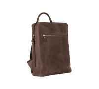 Leonhard Heyden Salisbury Mochila de negocios Piel natural 37 cm Compartimento para el portátil marrón