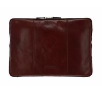 LEONHARD HEYDEN Zipped Laptop Case S Red Brown