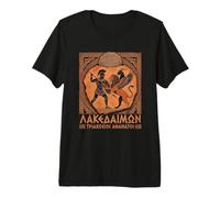 Leónidas Rey de Esparta Guerrero Épico Grecia Antigua Camiseta Premium
