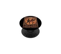 Leónidas Rey de Esparta Guerrero Épico Grecia Antigua PopSockets PopGrip Adhesivo