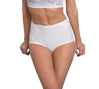 Leonisa Bragas de Corte Alto para Mujer, Color Blanco, Talla XXL