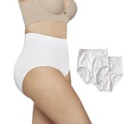 Leonisa Pack de 2 Braga Faja Tiro Alto Reductora y Adelgazante de Abdomen - Invisible Moldeadora